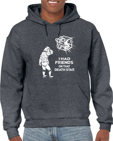 Hot Press Apparel Friends on Death Star Galaxy Wars Darth Storm Trooper Vader Sci Fi Geek Nerd Gift Present Halloween Costume Christmas Sale