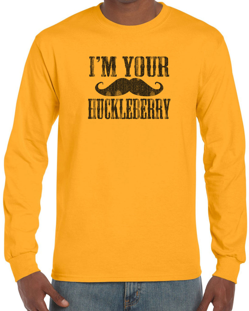 Hot Press Apparel Mens Huckleberry Long Sleeve Shirt Wyatt Erp Western Movie Mustache