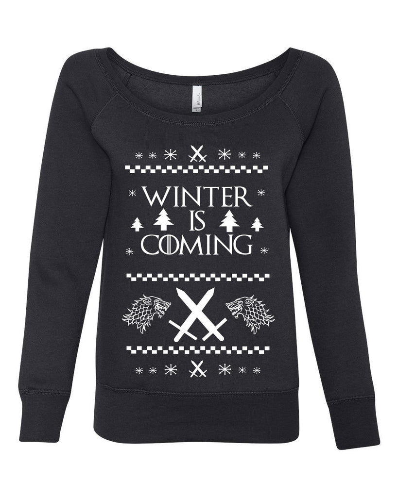 Hot Press Apparel Winter Is Coming Game Of Thrones TV Show The Wall John Snow Stark Mother of Dragons Khaleesi Winterfell