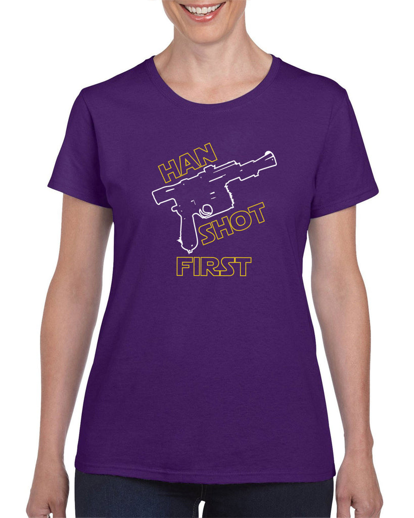 Hot Press Apparel Women's Han Shot First T-shirt
