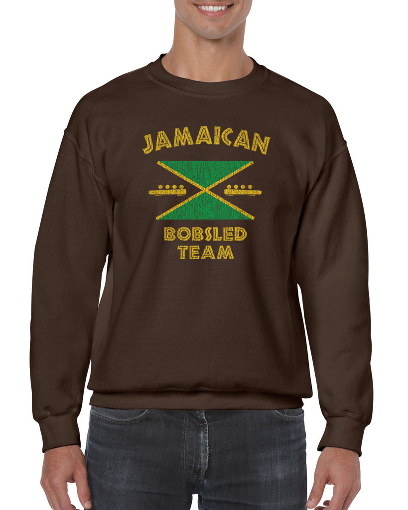 Hot Press Apparel Men's Jamaican Bobsled Team Crew Sweatshirt