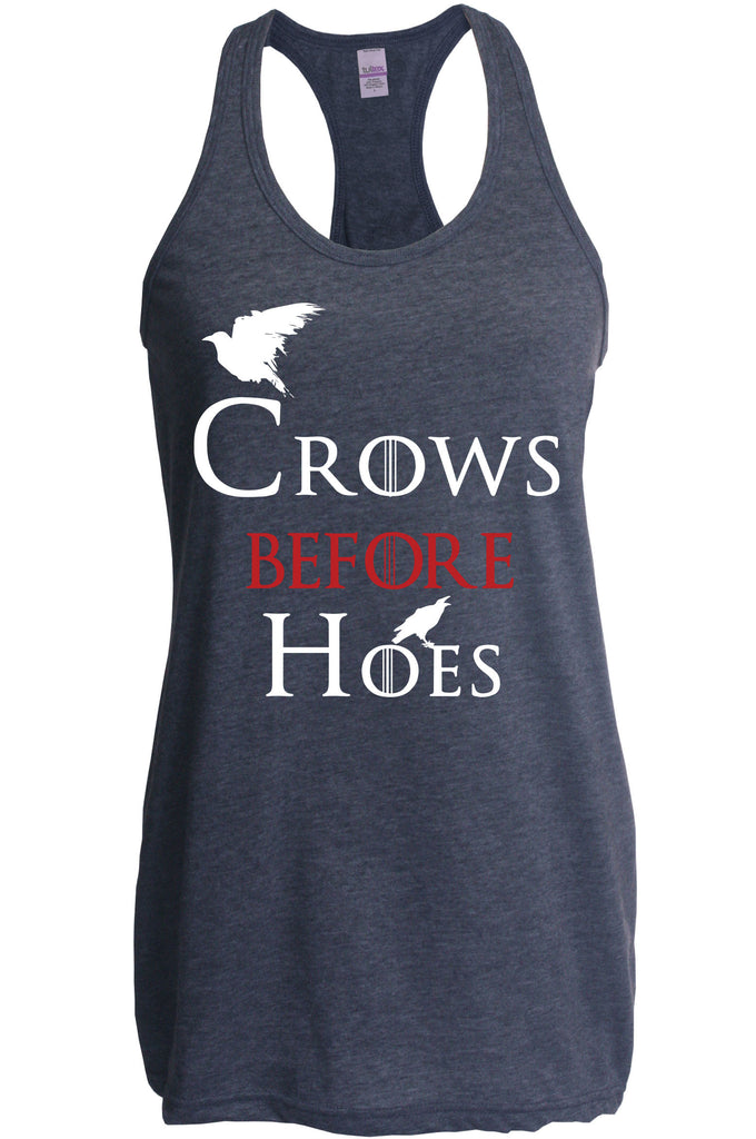 Hot Press Apparel Crows Before Hoes Racerback Tank Top