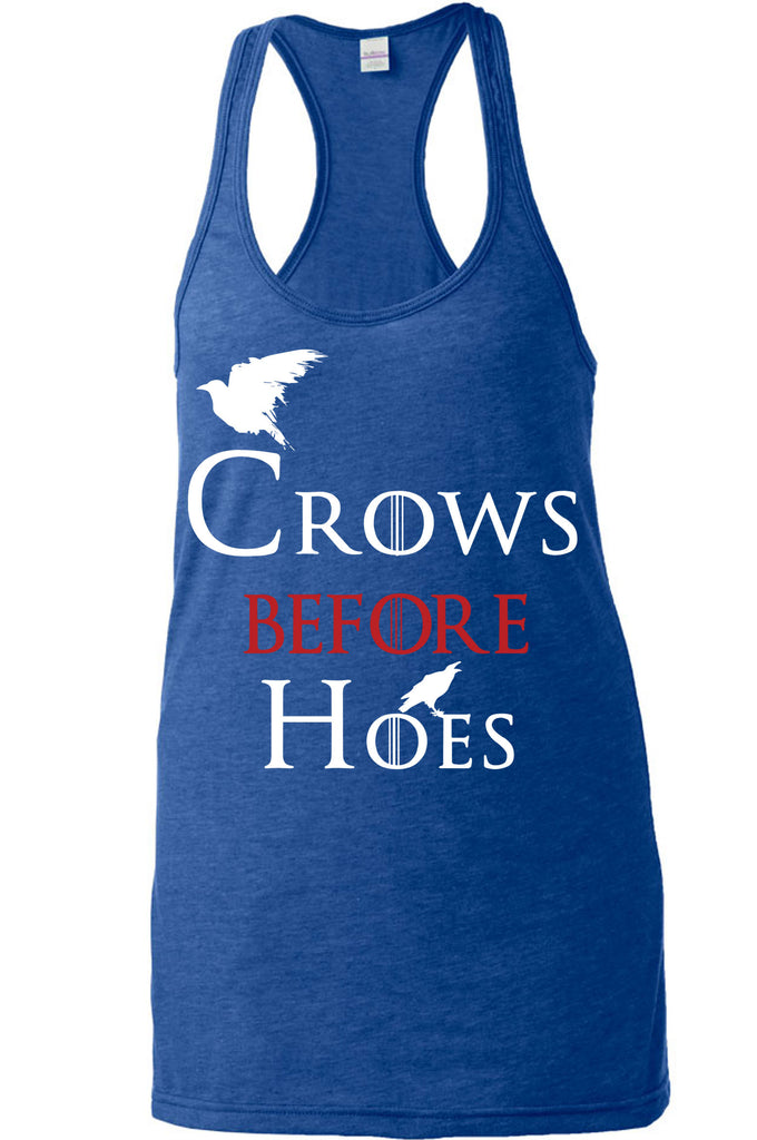 Hot Press Apparel Crows Before Hoes Racerback Tank Top