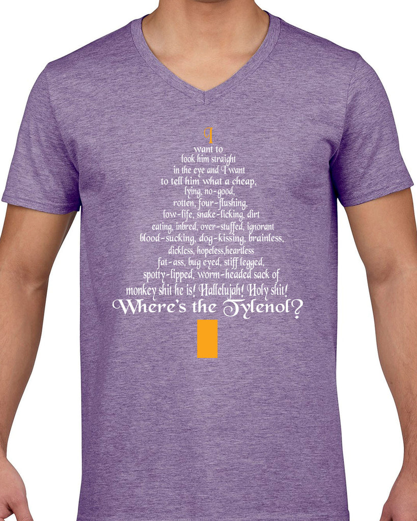 Hot Press Apparel Clark Rant Men's V-neck T-shirt