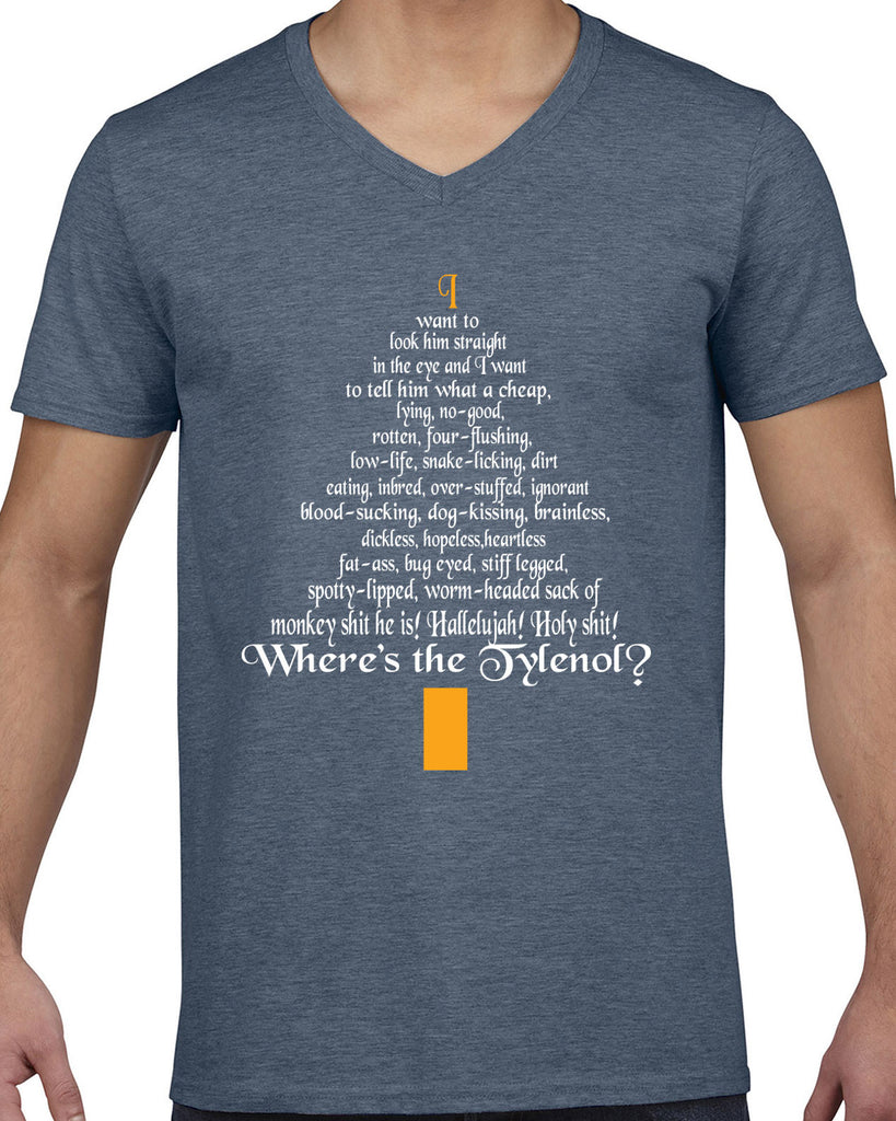 Hot Press Apparel Clark Rant Men's V-neck T-shirt