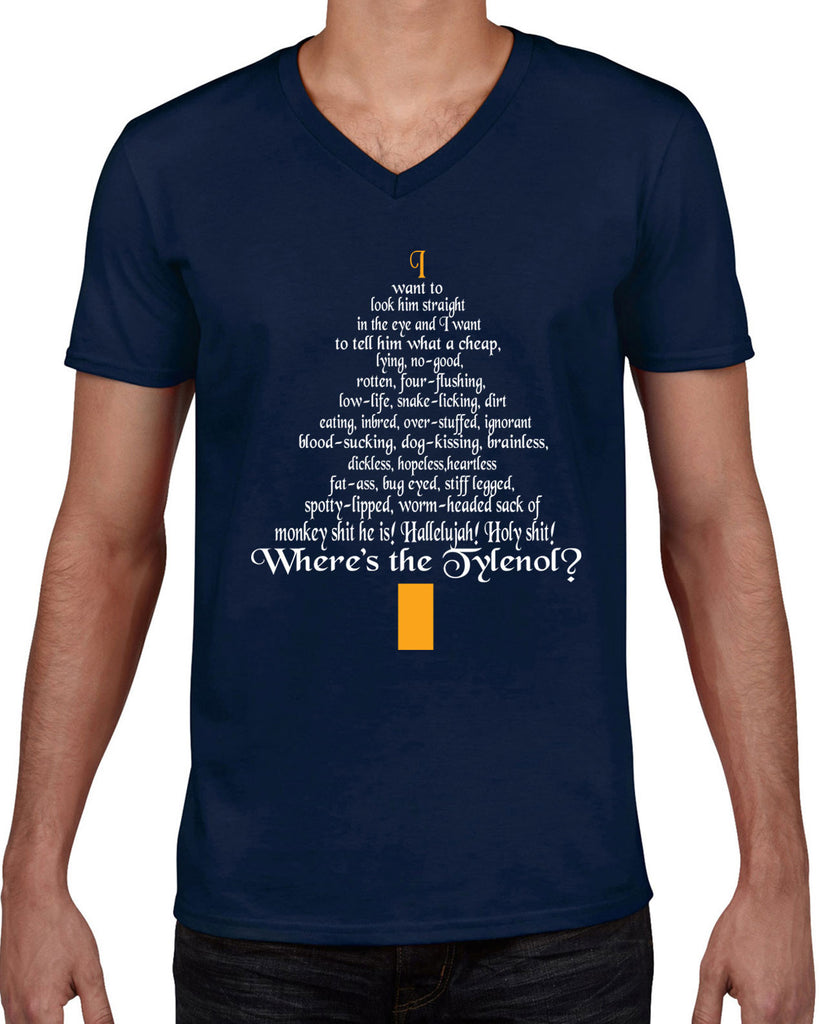 Hot Press Apparel Clark Rant Men's V-neck T-shirt