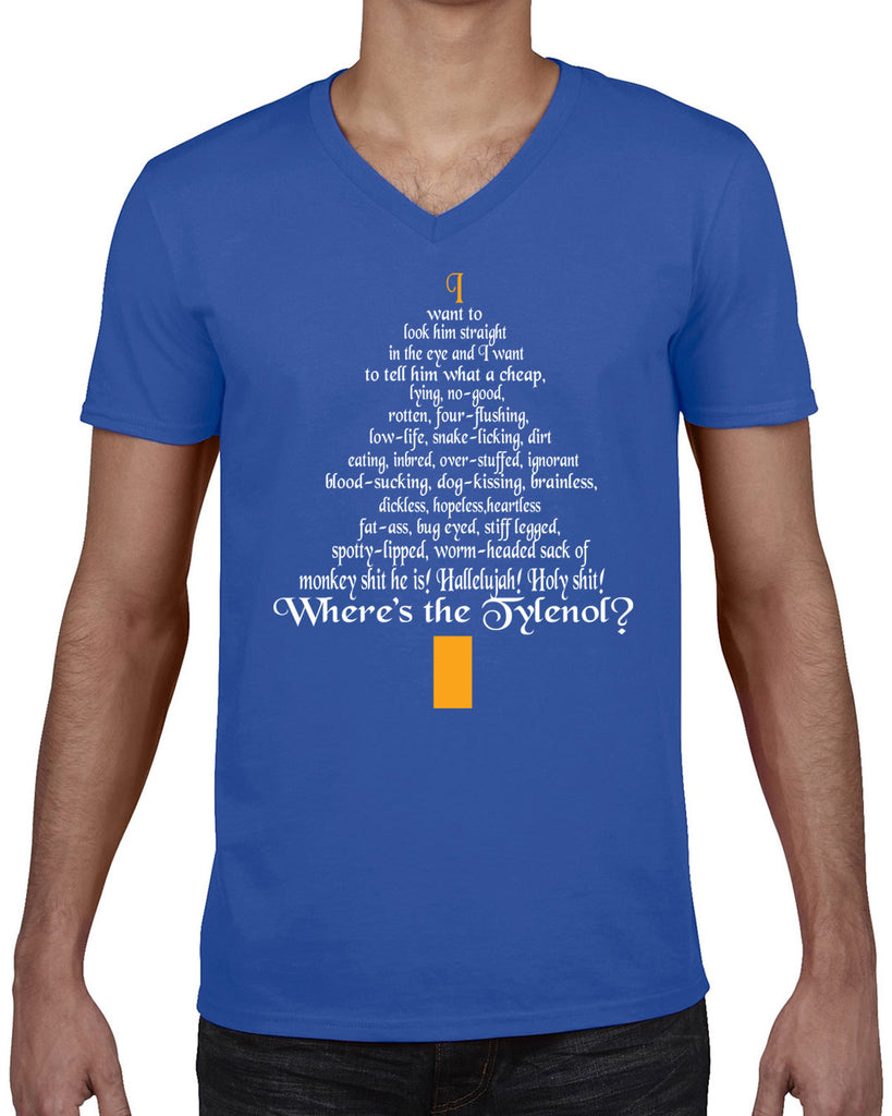 Hot Press Apparel Clark Rant Men's V-neck T-shirt