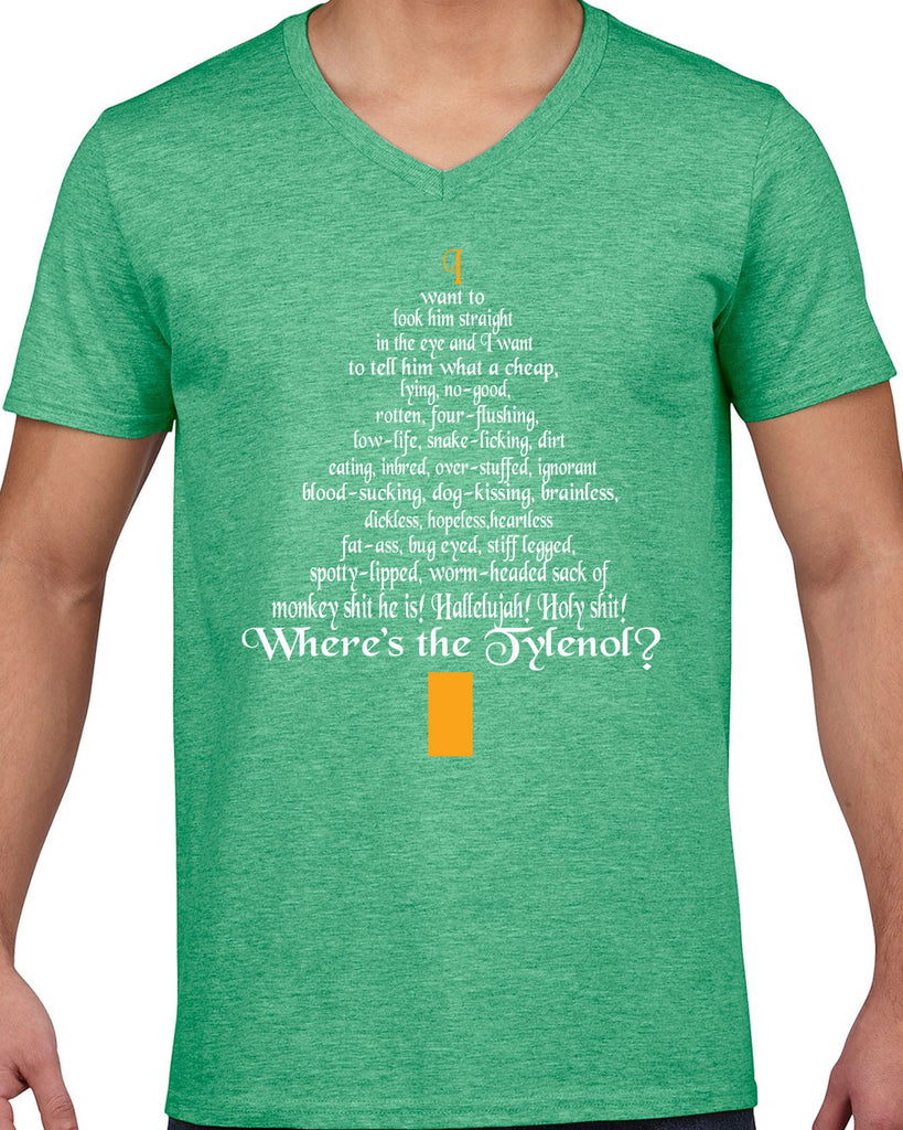 Hot Press Apparel Clark Rant Men's V-neck T-shirt