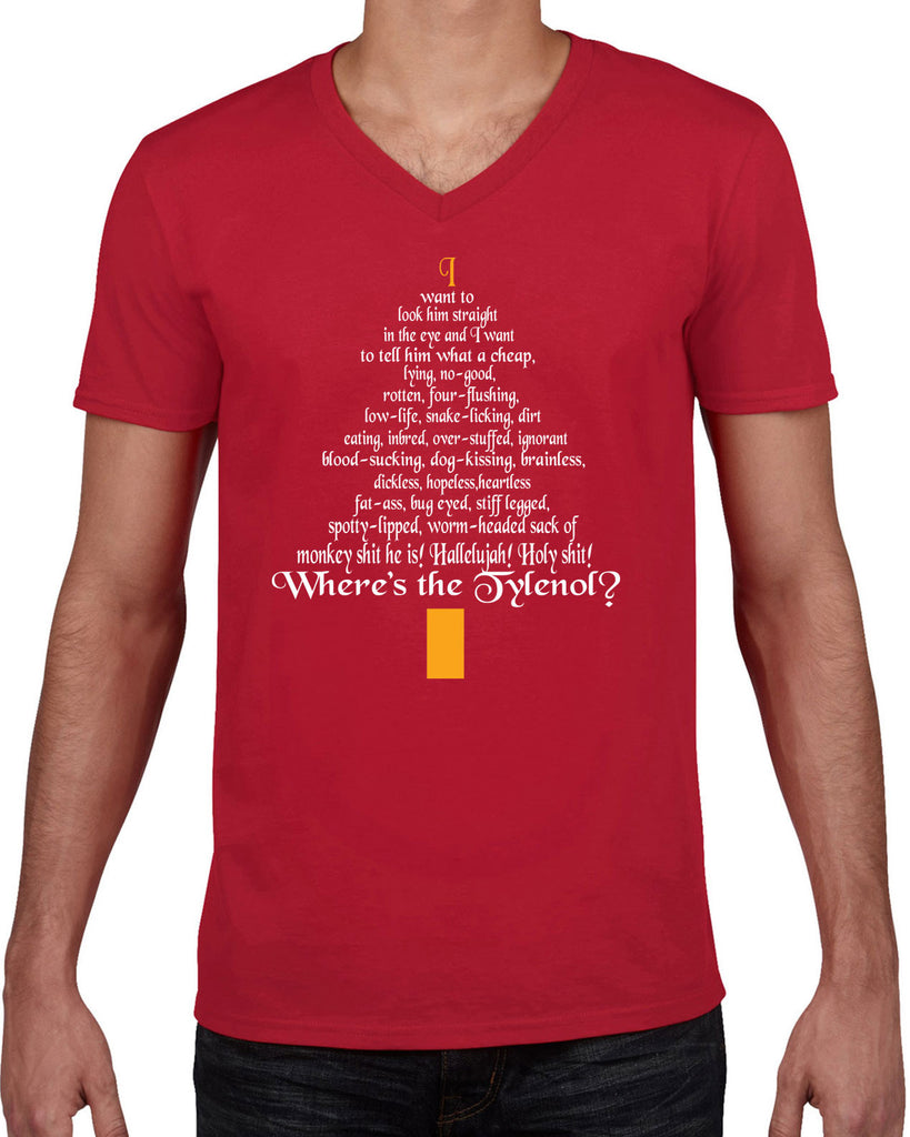 Hot Press Apparel Clark Rant Men's V-neck T-shirt