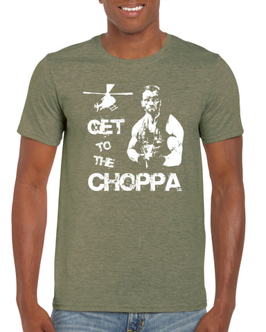 Men's Short Sleeve T-Shirt - Get To The Choppa