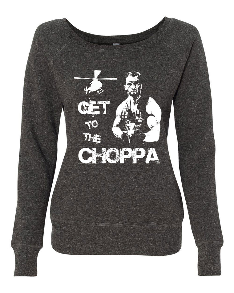 Women's Off the Shoulder - Get To The Choppa
