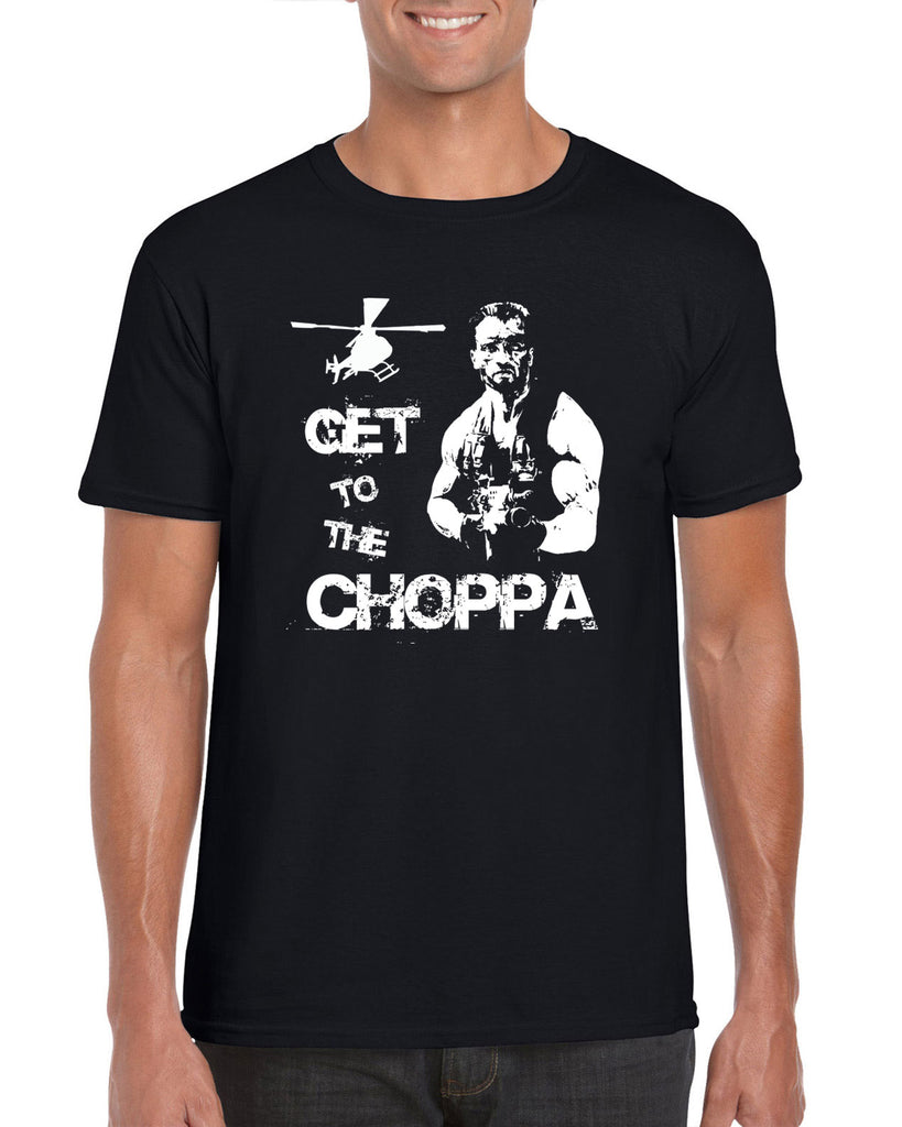 Men's Short Sleeve T-Shirt - Get To The Choppa