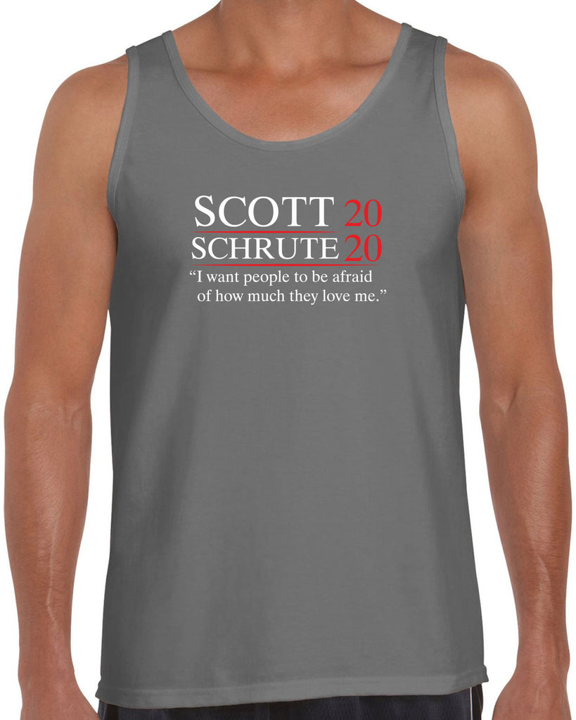Scott Schrute 2020 Tank Top funny the office michael dwight campaign election president tv show