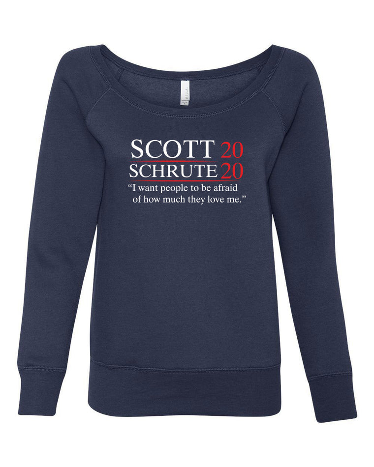 Women's Off the Shoulder Sweatshirt - Scott Schrute 2020