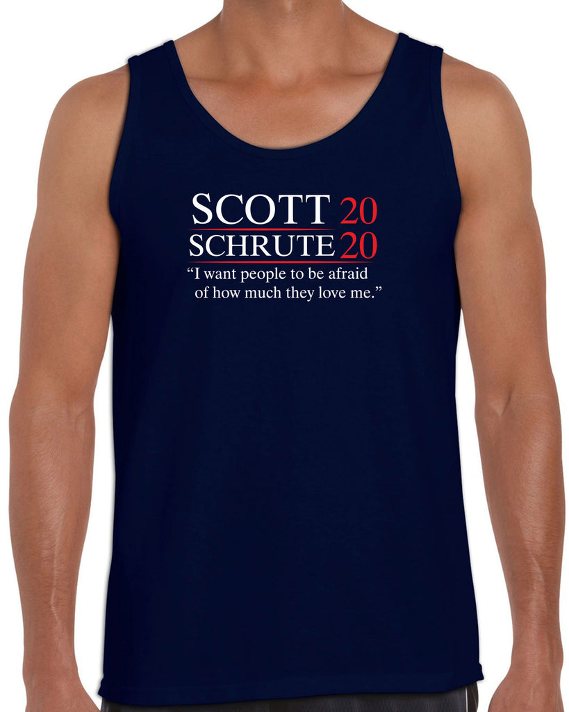 Scott Schrute 2020 Tank Top funny the office michael dwight campaign election president tv show