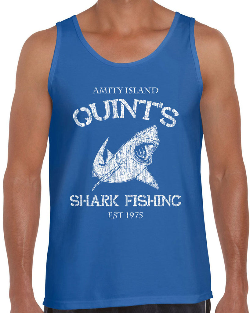 Hot Press Apparel Men's Tank Top - Quint's Shark Fishing