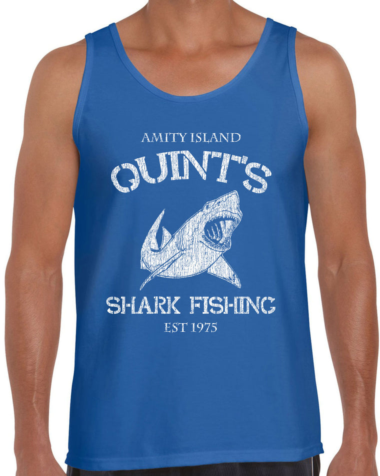 Men's Tank Top - Quint's Shark Fishing