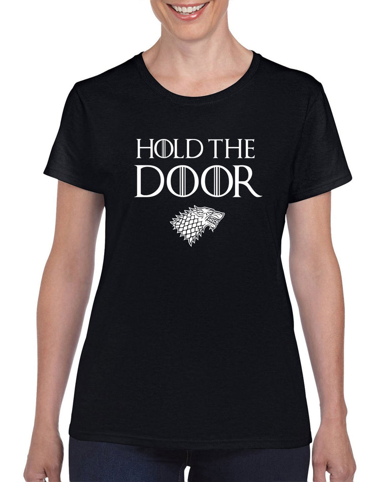 Women's Short Sleeve T-Shirt - Hold the Door