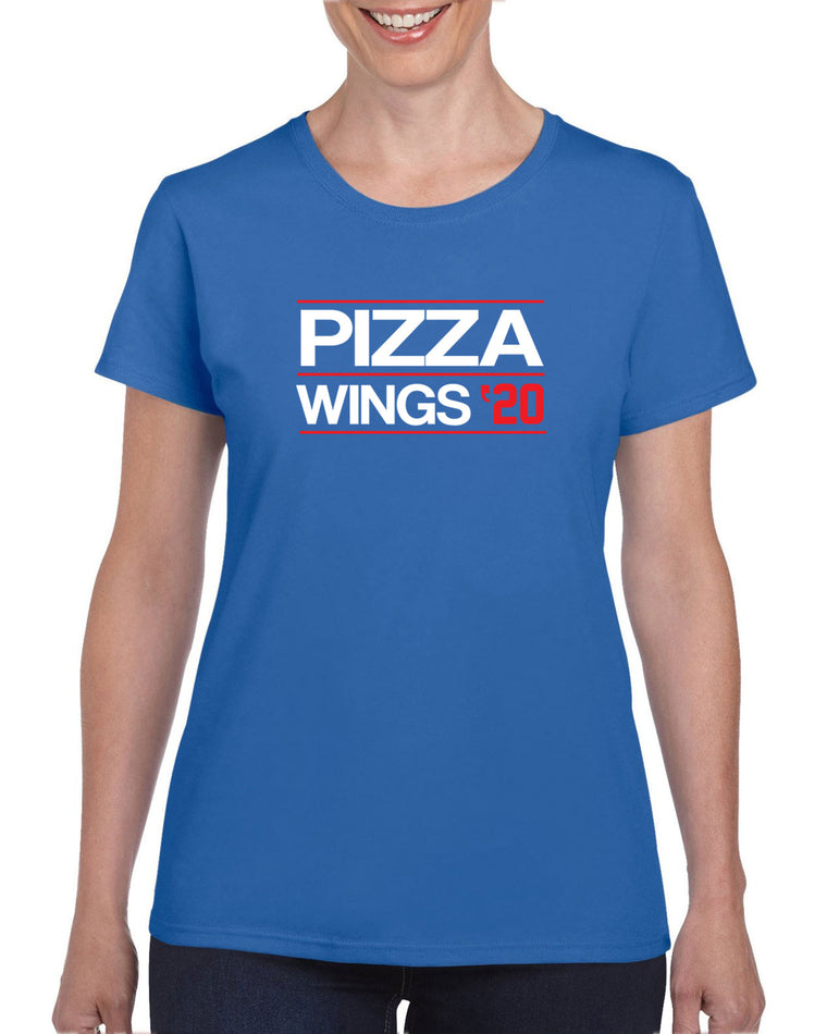 Women's Short Sleeve T-Shirt - Pizza Wings 2020