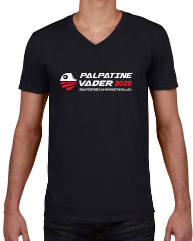 Palpatine Vader 2020 Mens V-neck Shirt star wars empire dark side campaign election president darth vader