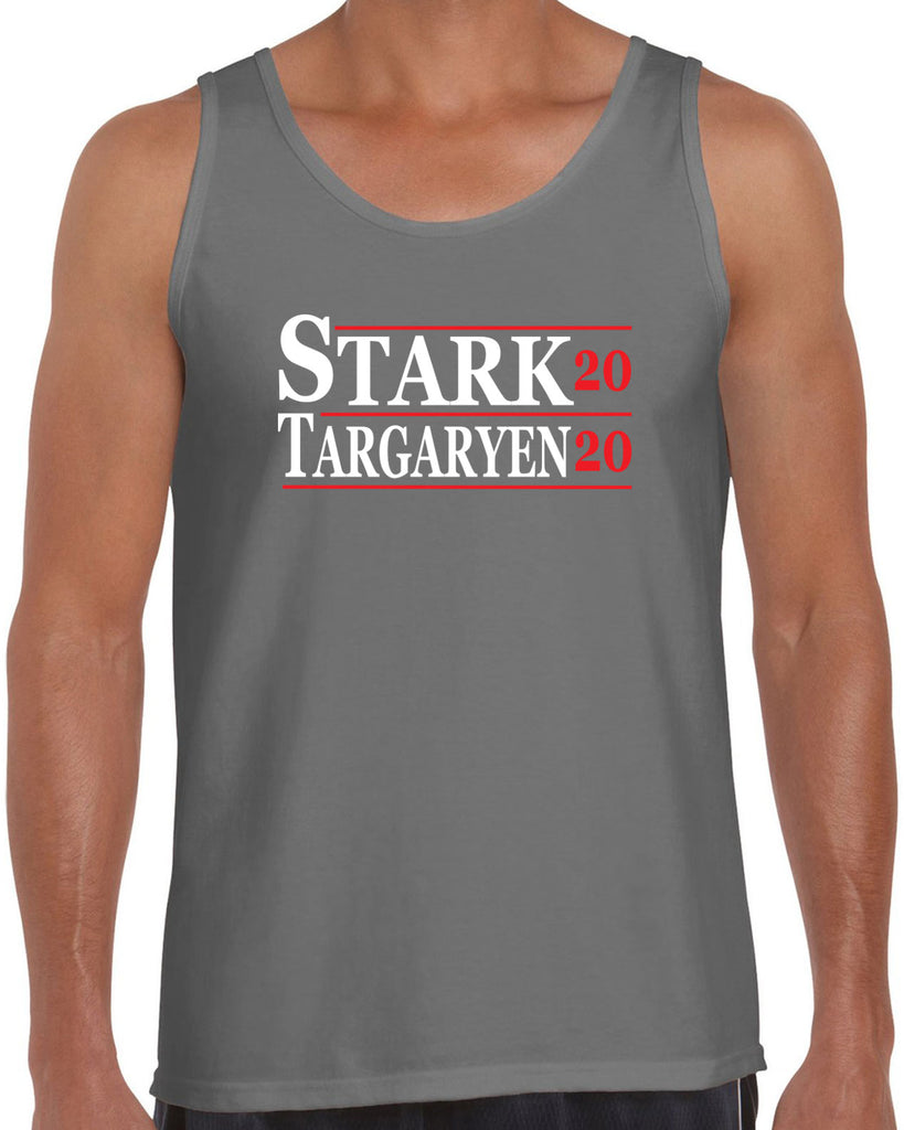 Stark Targaryen 2020 Tank Top game of thrones dragons dire wolf tv show kings landing winterfell president campaign