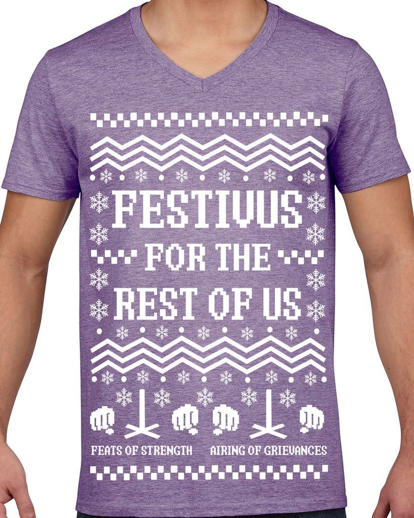 Hot Press Apparel Festival for the Rest of Us Ugly Christmas Sweater Seinfeld Gift Present Holiday Party Seinfeld TV Show