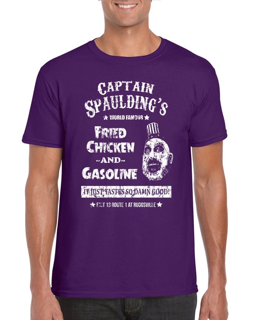 Hot Press Apparel Captain Spaulding Clown Movie House of a Thousand Corpses Halloween Horror Zombie Movie Men's T Shirt Men's Clothing Sale Gift Present