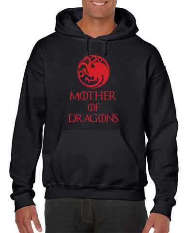 Hot Press Apparel Thrones Bend the Knee Mother of Dragons Khaleesi Thrones TV Show Sci Fi Gift Present Sale Hoodie Sweatshirt Costume Halloween Party Funny Westeros Jon Snow