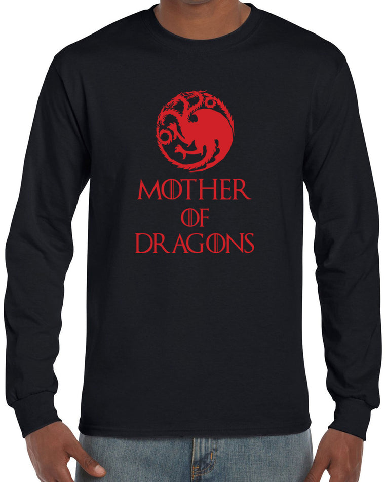 Men's Long Sleeve Shirt - Mother of Dragons