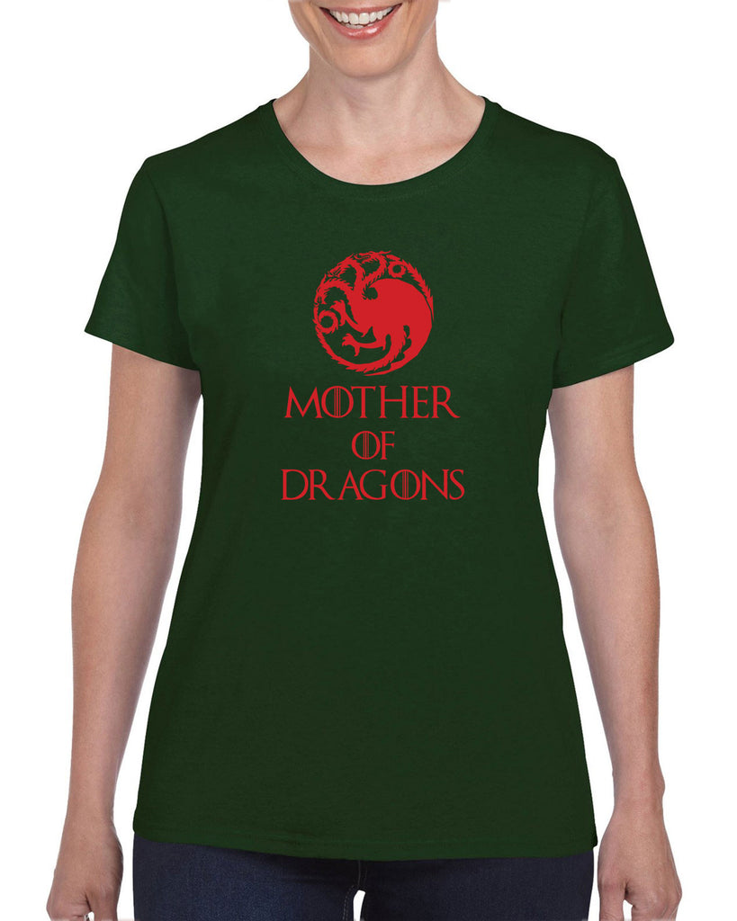 Hot Press Apparel Mother of Dragons GOT Thrones Queen Khaleesi Targaryen Queen Female Strong Women House Snow Wall Crows Westeros Book TV Show Sale 