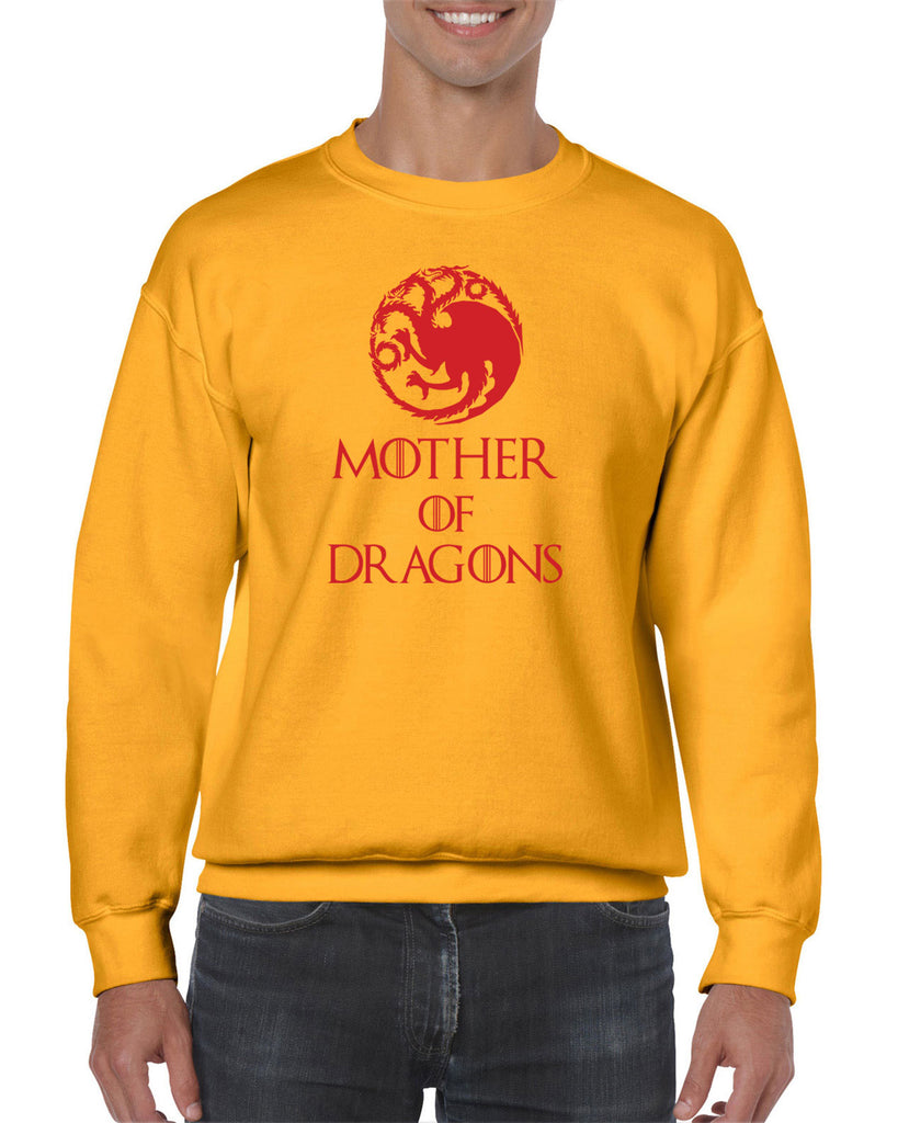 Hot Press Apparel Thrones Dragon Khaleesi Funny Pop Culture Present Gift Sweatshirt Sale Thrones Westeros Dragons Mother
