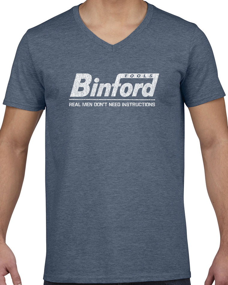 Men's Short Sleeve V-Neck T-Shirt - Binford Tools