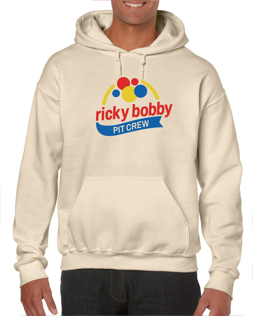 Ricky BobbY Pit Crew Hoodie Hooded Sweatshirt race car racing halloween costume shake and bake first your last funny movie
