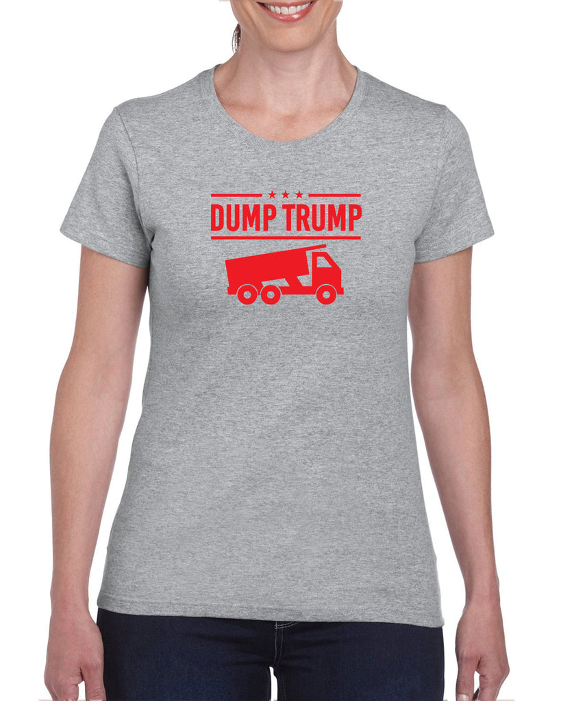 Dump Trump Womens T-shirt democrat progressive liberal not my president anti trump election politics