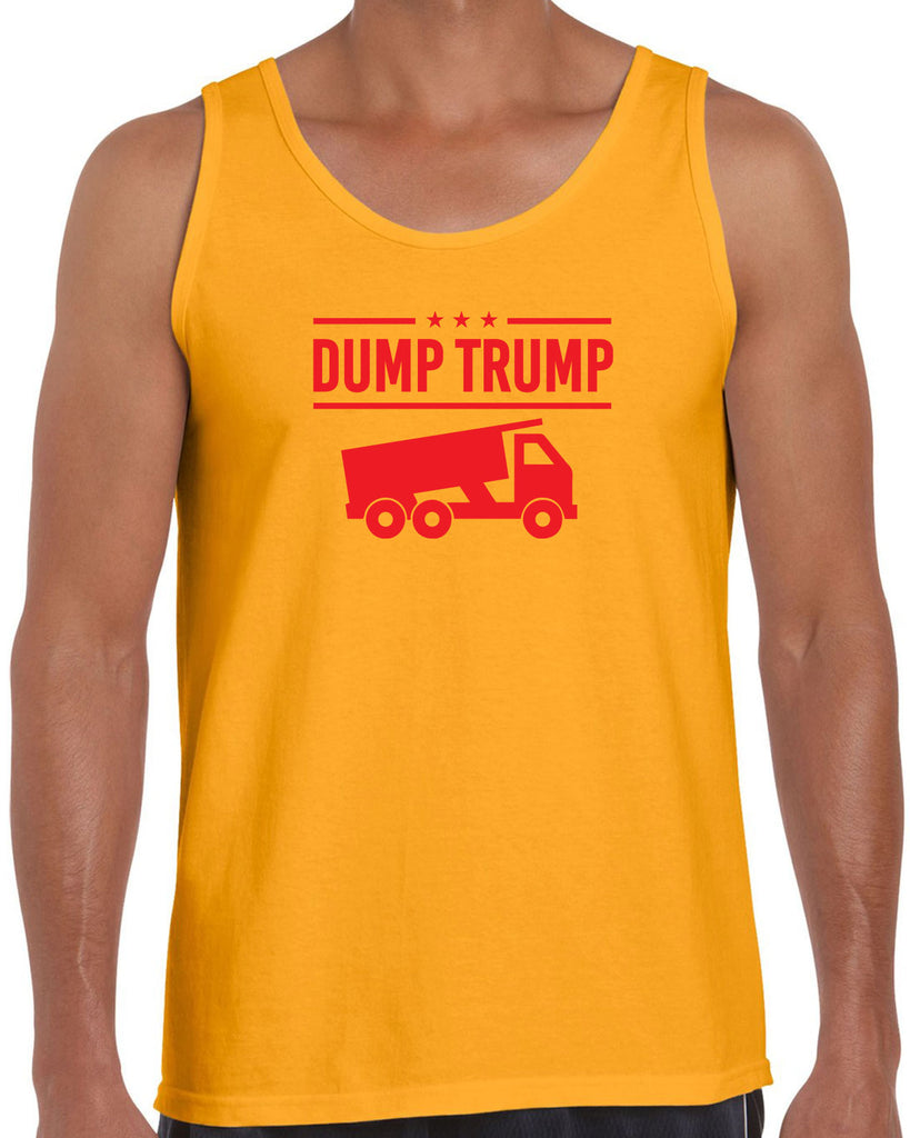 Men's Sleeveless Tank Top - Dump Trump