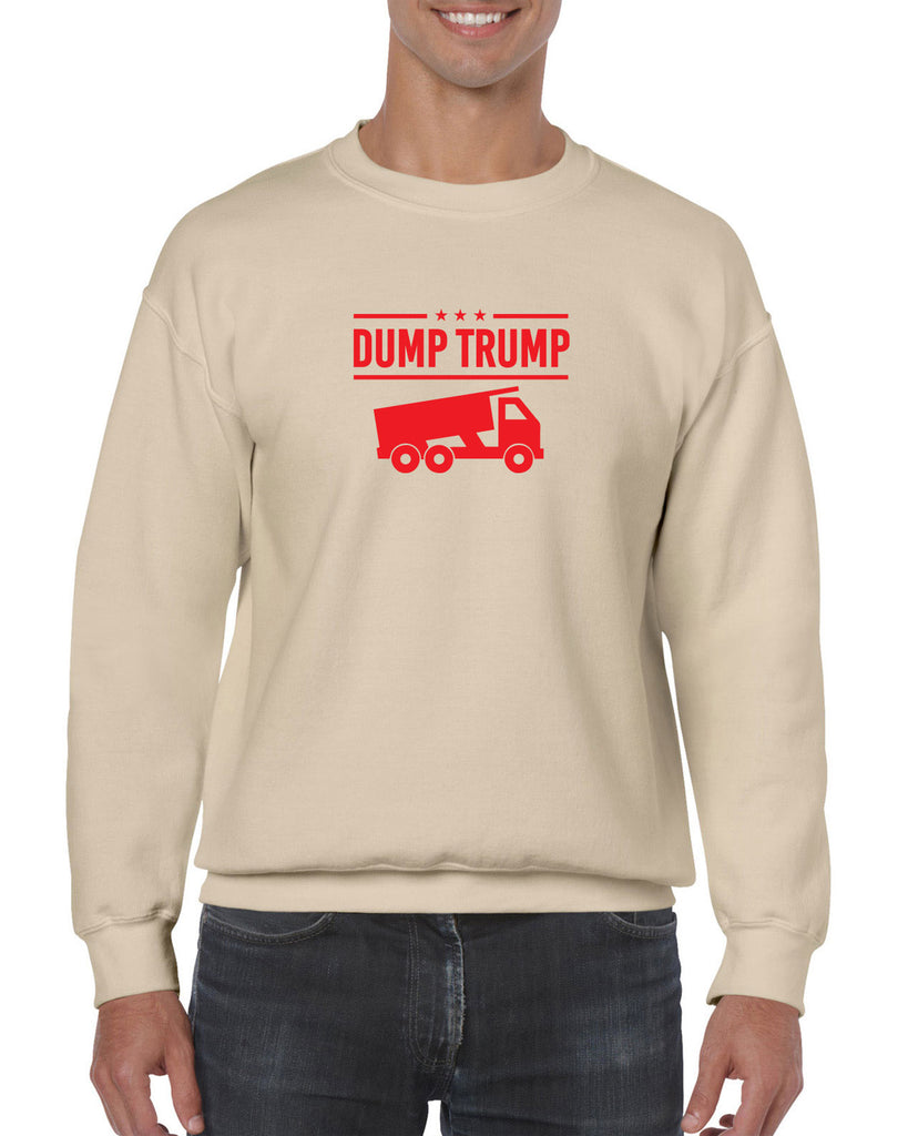 Dump Crew Sweatshirt democrat progressive liberal not my president anti trump election politics