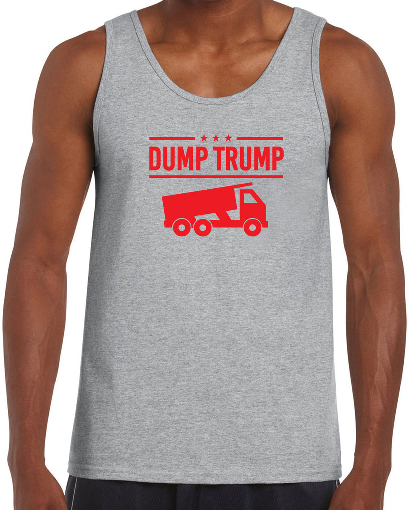 Dump Trump Tank Top democrat progressive liberal not my president anti trump election politics
