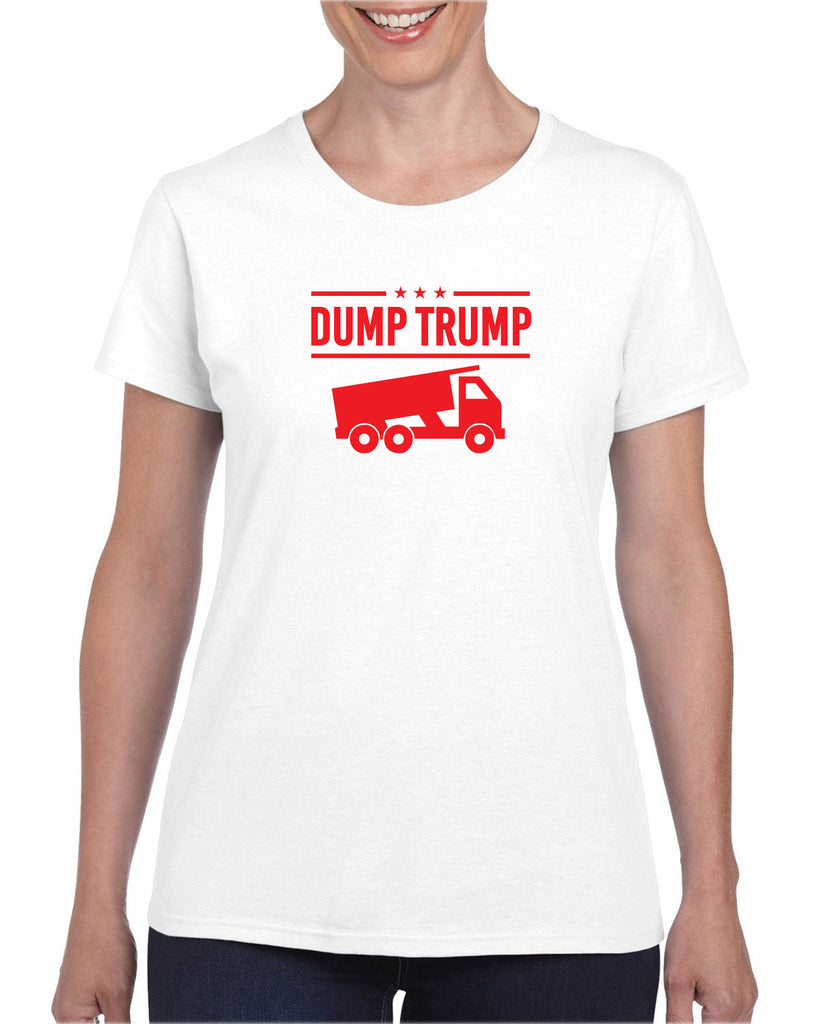 Dump Trump Womens T-shirt democrat progressive liberal not my president anti trump election politics