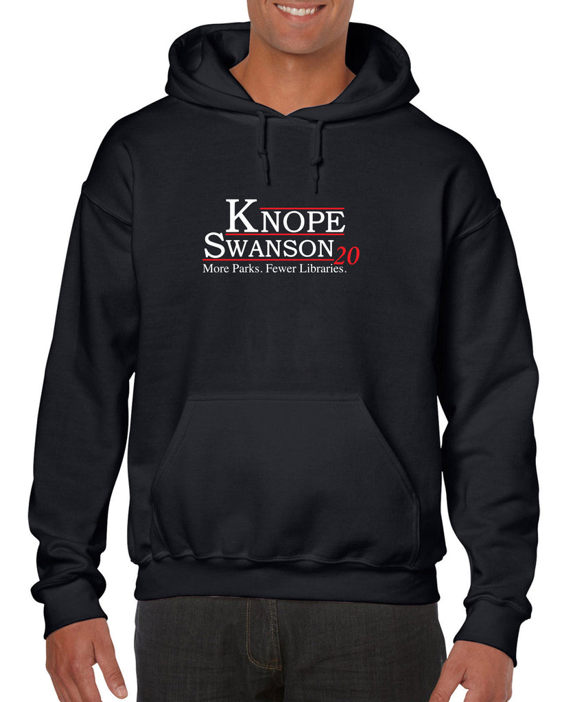 Knope Swanson 2020 Hoodie Hooded Sweatshirt tv show parks and rec leslie ron president campaign election