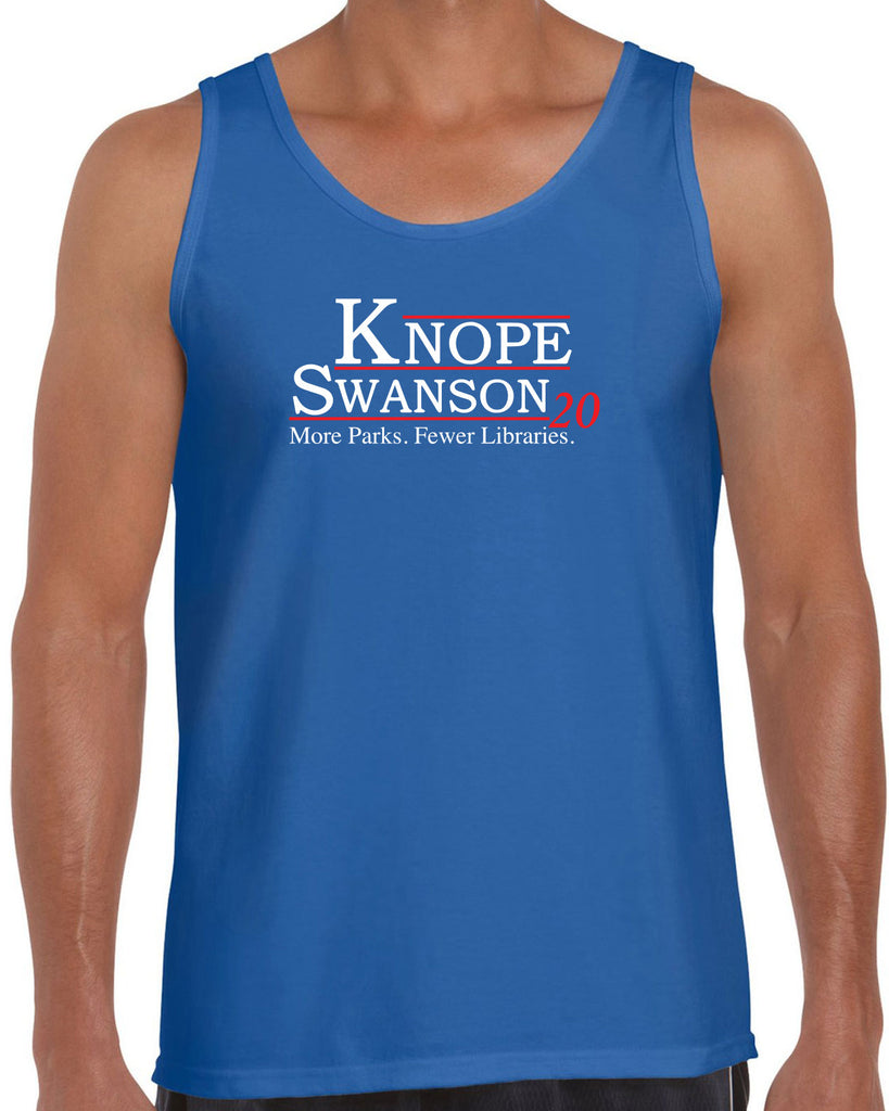 Knope Swanson 2020 Tank Top tv show parks and rec leslie ron president campaign election