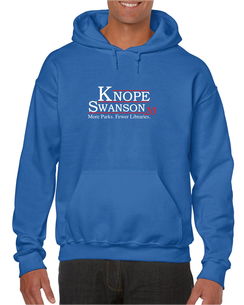 Knope Swanson 2020 Hoodie Hooded Sweatshirt tv show parks and rec leslie ron president campaign election