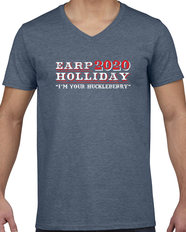 Men's Short Sleeve V-Neck T-Shirt - Earp Holliday 2020