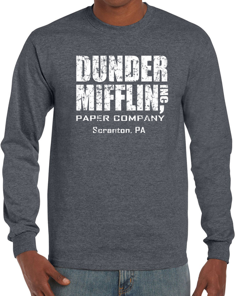 Men's Long Sleeve Shirt - Dunder Mifflin