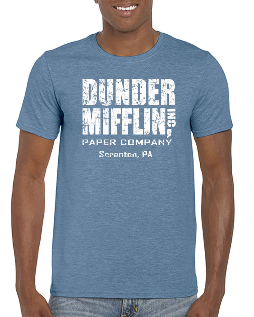 Hot Press Apparel Dunder Mifflin Paper Company Costume Party Halloween Christmas TV Show Office Pam Dwight Jim Michael Funny Comedy Documentary Pennsylvania Party College Humor Men's Clothing