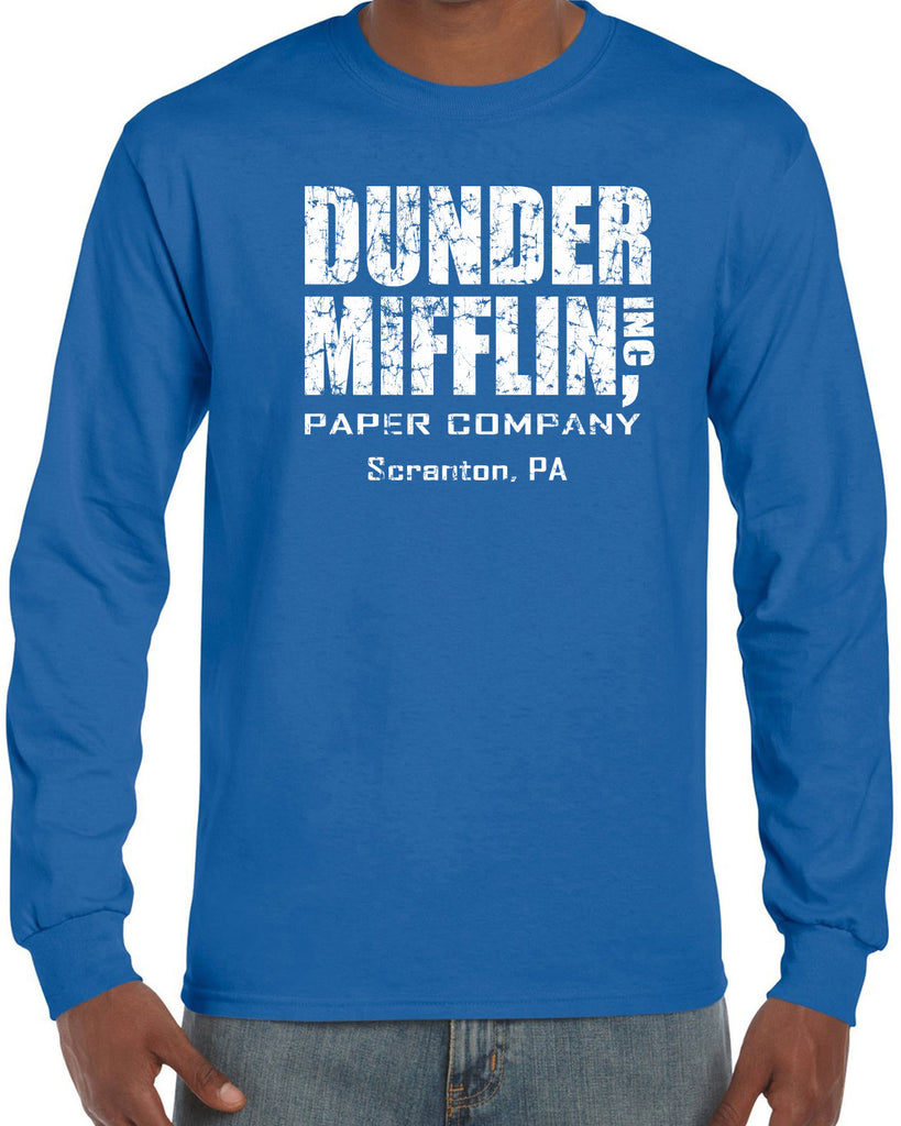 Hot Press Apparel Dunder Mifflin Paper Company Costume Party Halloween Christmas TV Show Office Pam Dwight Jim Michael Funny Comedy Documentary Pennsylvania Party College Humor Men's Clothing