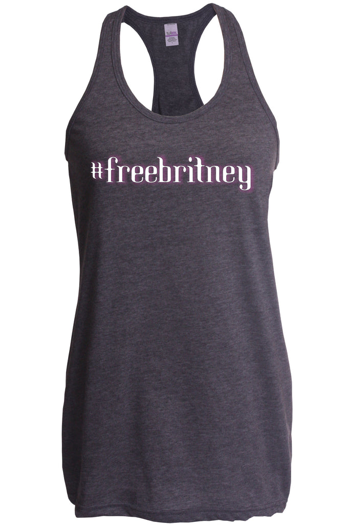 Free Britney Spears Racer Back Tank Top Racerback #FreeBritney 90s Music Pop Dance Party Conservatorship