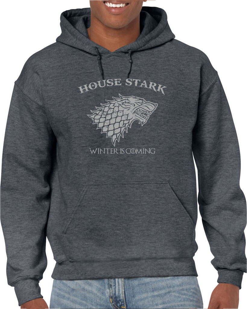 House Stark Hoodie Hooded Sweatshirt dire wolf winterfell game of thrones jon snow winter is coming the north remembers tv show fantasy westeros Kings Landing