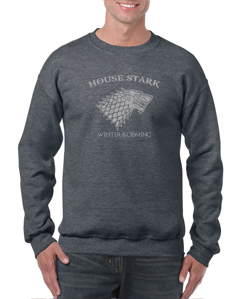 House Stark Crew Sweatshirt dire wolf winterfell game of thrones jon snow winter is coming the north remembers tv show fantasy westeros Kings Landing