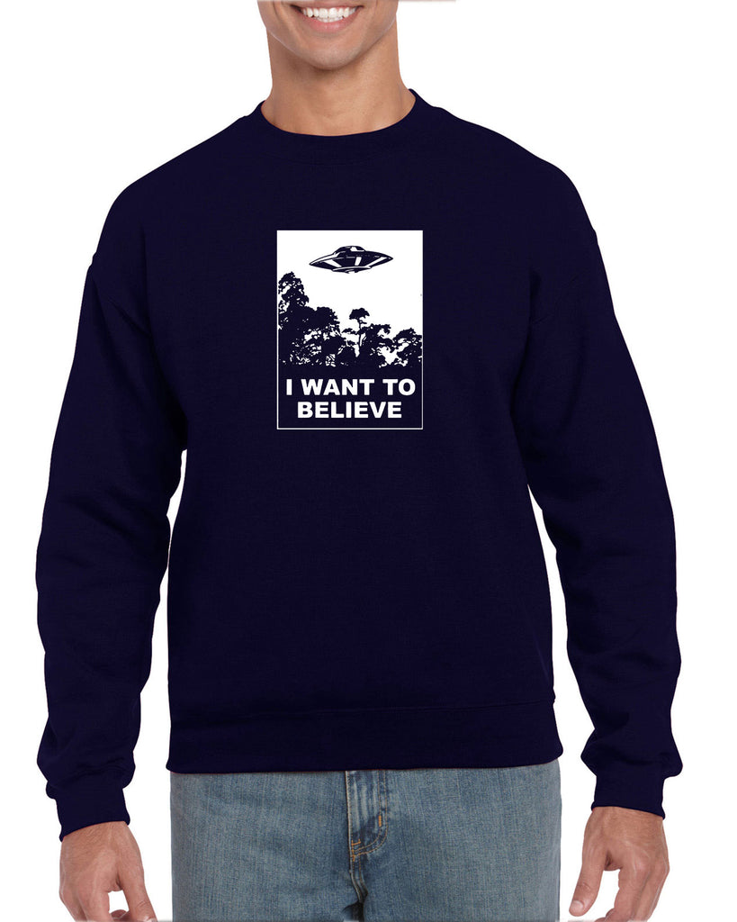 Unisex Crew Sweatshirt - I Want to Believe