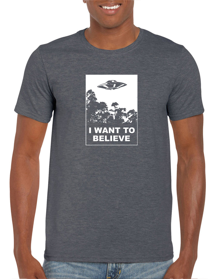 Men's Short Sleeve T-Shirt - I Want to Believe
